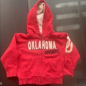 Oklahoma Sooner Toddler Hoodie